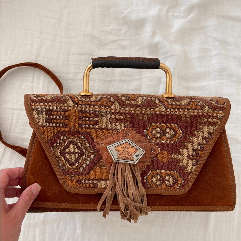 Vintage western one-of-a-kind shoulder bag